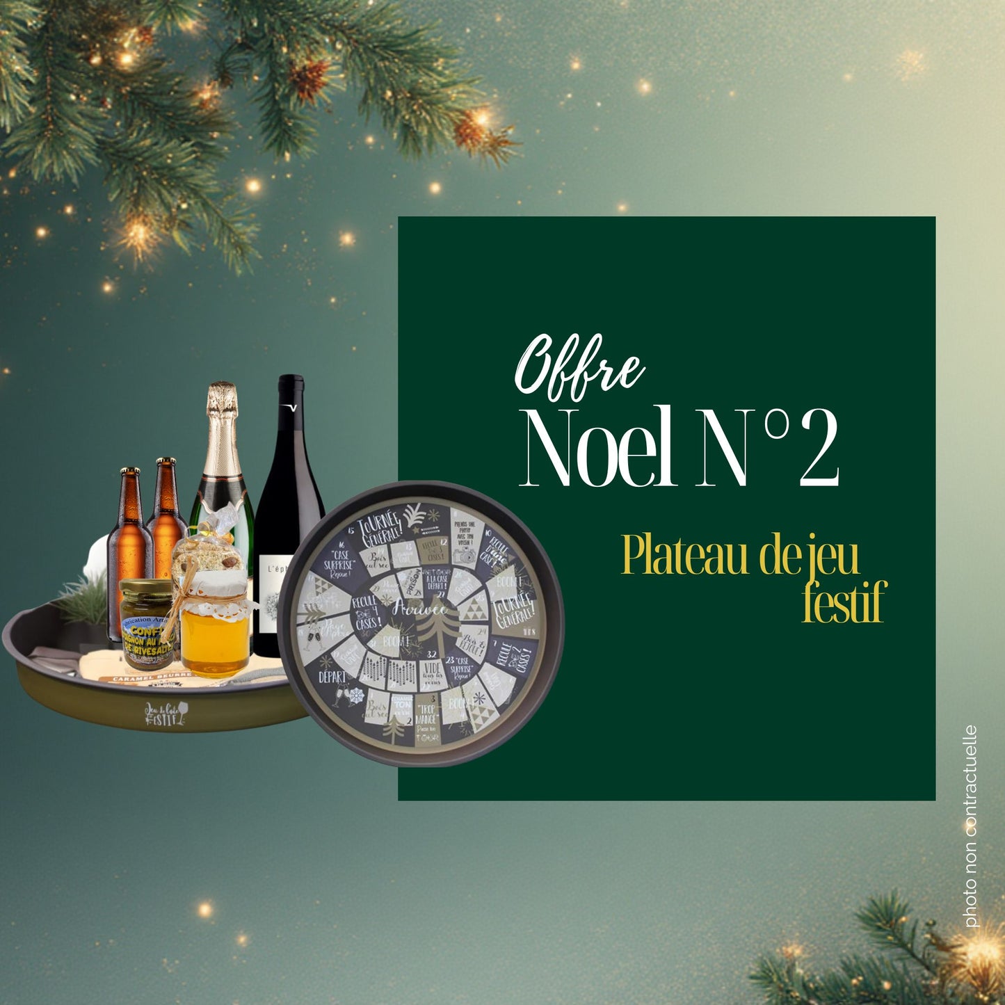 offre Noël N°2- Le Plateau de Jeu Festif